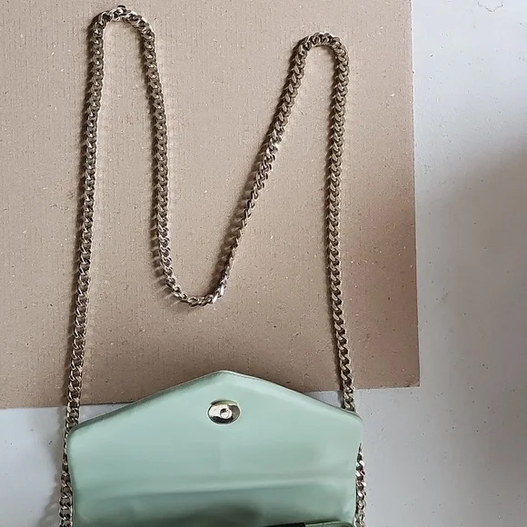 Mint Green Quilted Women's Bag - Picture 5 of 7